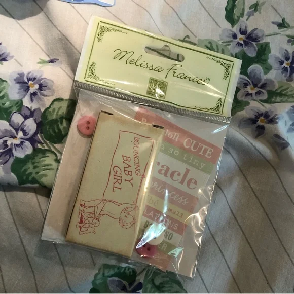 Vintage Baby Shower Scrapbook and Card Making Kit - Picture 6 of 7